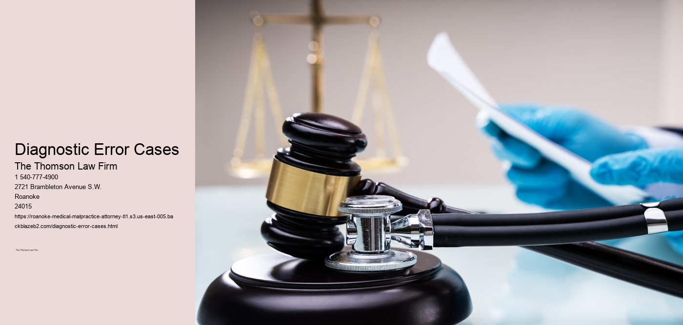 Diagnostic Error Cases