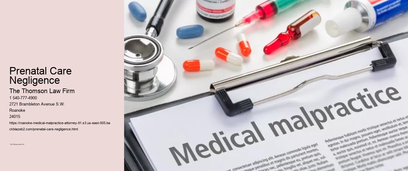 Prenatal Care Negligence
