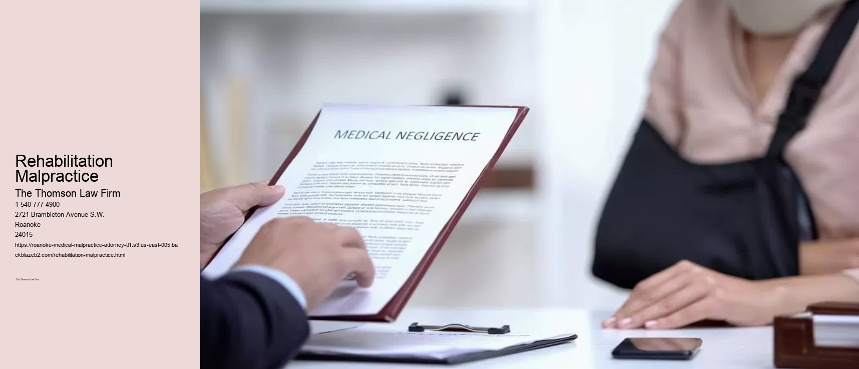 Rehabilitation Malpractice